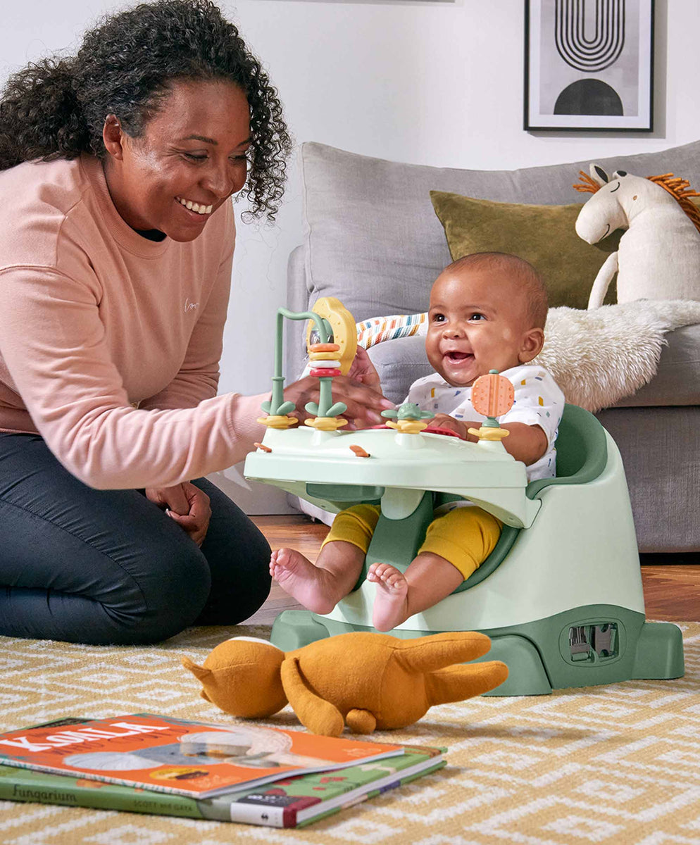 Baby booster chair outlet with tray