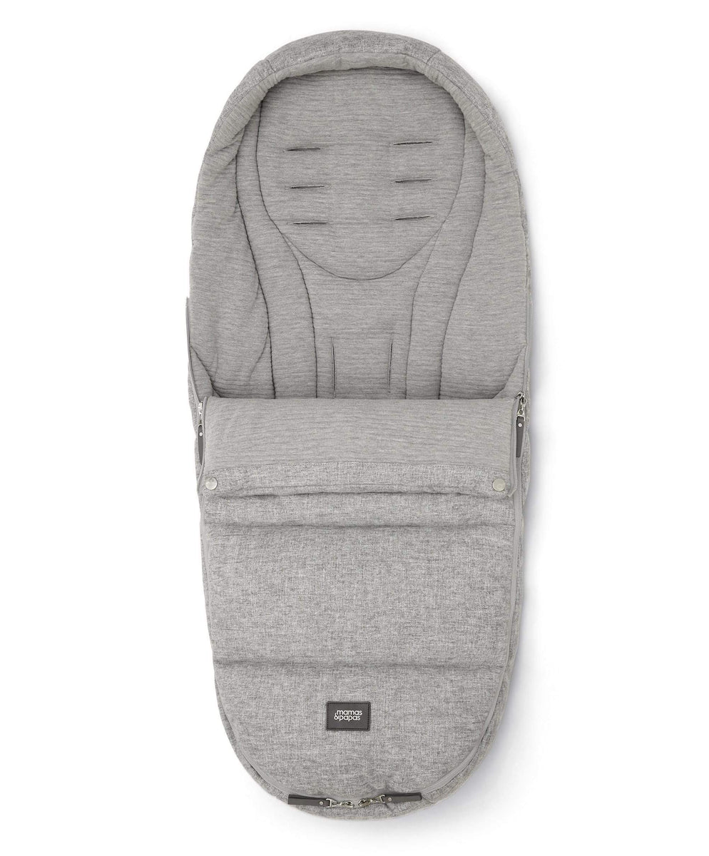 Mamas and papas on sale grey twill footmuff