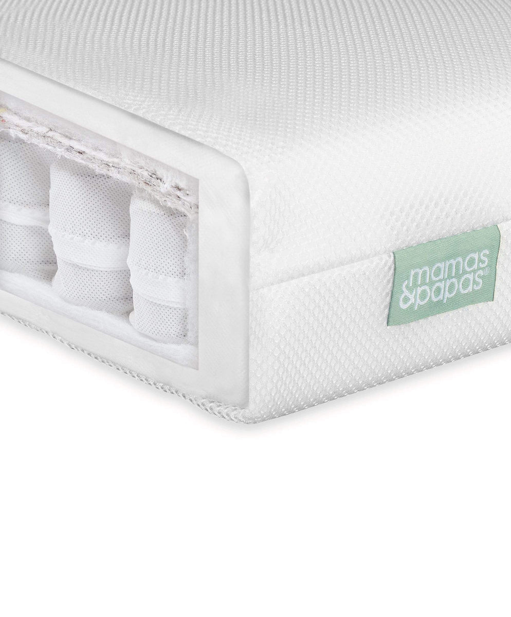 Mia Cotbed Set with Premium Pocket Spring Mattress White