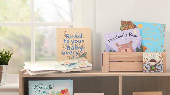 How do books support newborn and toddler sleep?