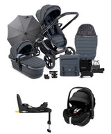 iCandy Peach 7 Complete Pushchair Bundle with Maxi-Cosi Pebble 360 Pro&sup2; Car Seat & Base - Dark Grey