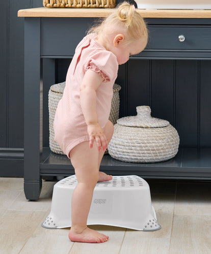 Anti Slip Step Up Stool – Pebble Grey