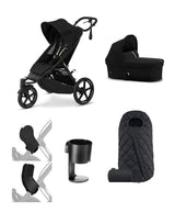 Cybex AVI Spin Pushchair Bundle (6 Pieces) - Moon Black