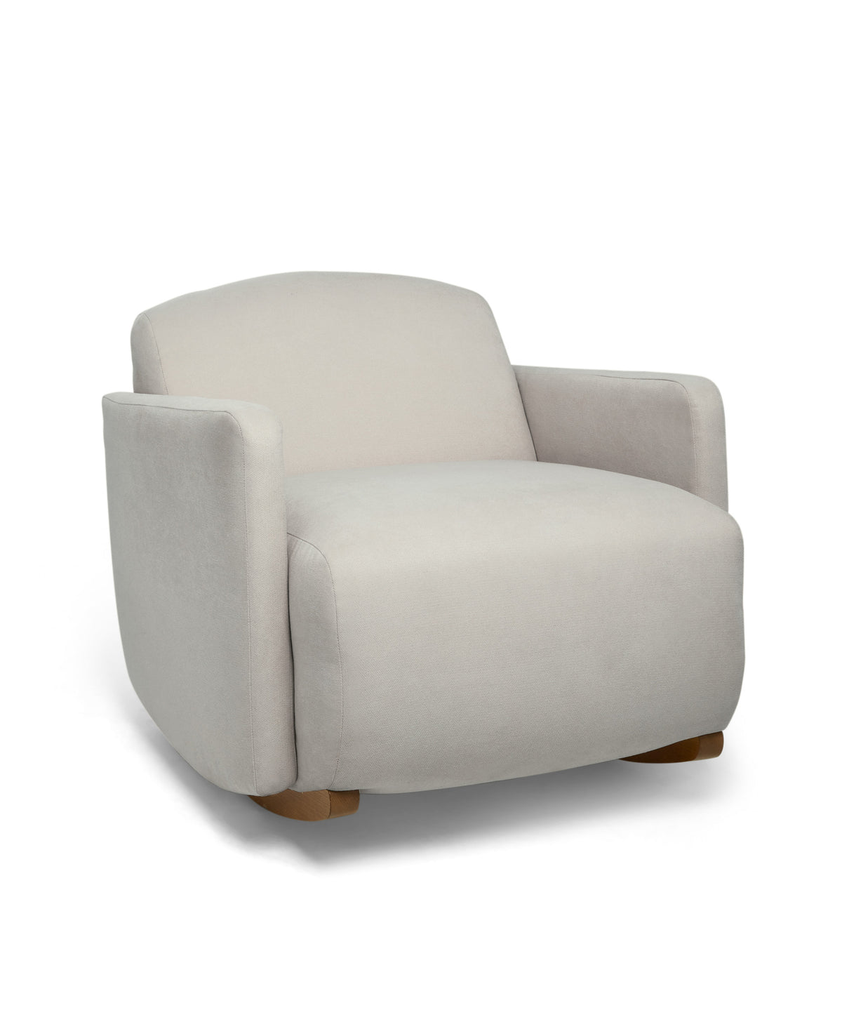 Royton Nursing Chair Footsool Set Silver Woven Mamas Papas IE