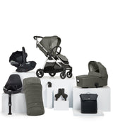 Flip XT³ Pushchair Complete Bundle with Cybex Cloud T Car Seat & Base (8 Pieces) - Harbour Grey