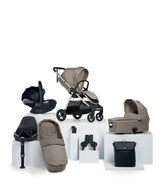 Flip XT³ Complete Pushchair Bundle with Cybex Cloud T i-Size Baby Car Seat & Rotating Base (8 Pieces) – Fawn