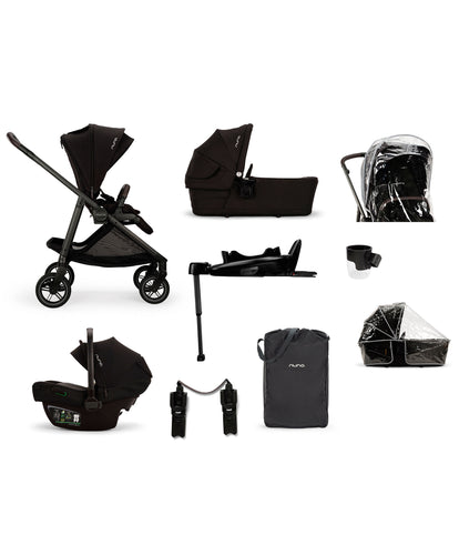 Nuna Swiv Pushchair Bundle with Pipa Next Car Seat - Caviar