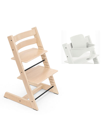 Tripp Trapp Highchair & Baby Set - Natural