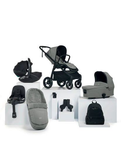 Ocarro Pushchair Bundle with Maxi-Cosi Pebble 360 Pro² & Base (8 Piece) – Flint