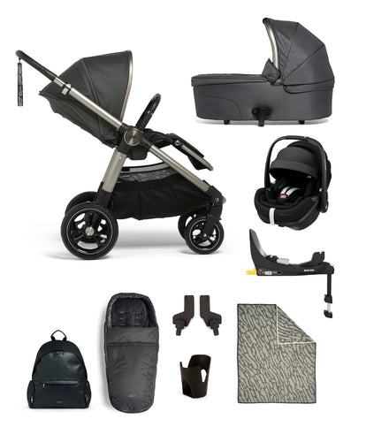 Ocarro Pushchair Bundle with Maxi-Cosi Pebble 360 Pro² & Base (9 Piece) – Graphite