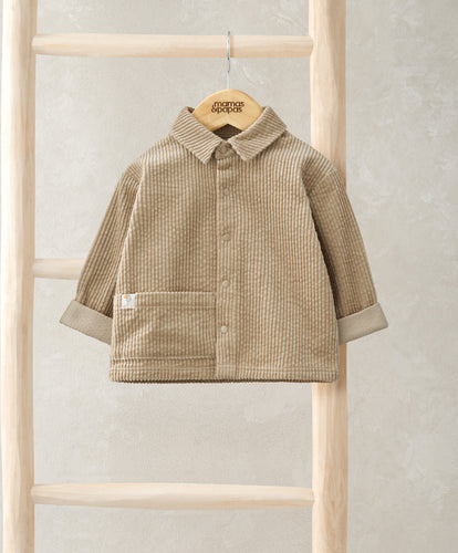 Cord Shacket - Beige