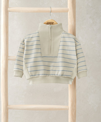 Striped Funnel Neck Jumper