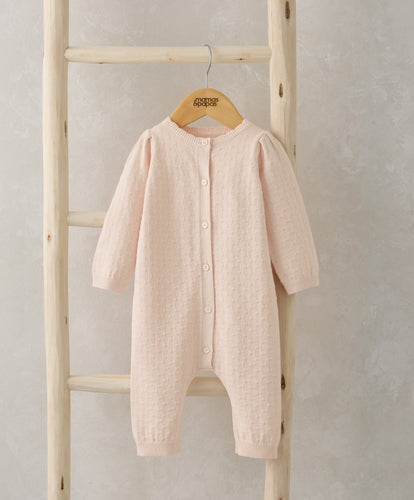 Knitted Romper - Pink