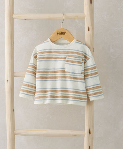 Stripe Long-Sleeve T-shirt - Cream