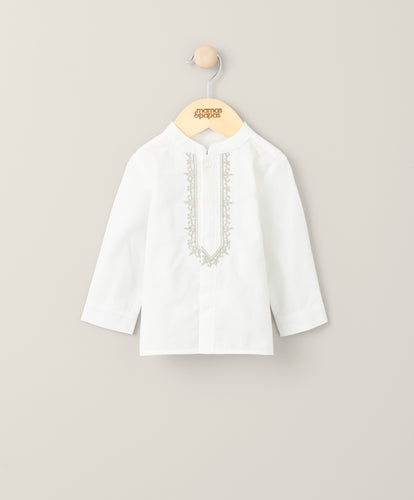 Embroidered Shirt - White