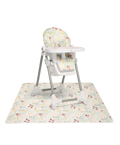 Snax Highchair & Splash Mat Bundle – Fruit Garden