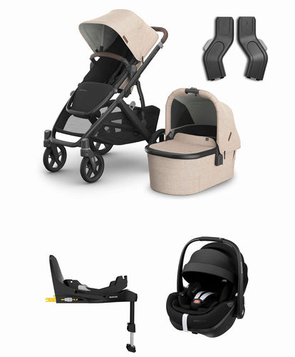 UPPAbaby Vista V3 Stroller Bundle with Maxi-Cosi Pebble 360 Pro² Car Seat  – Liam