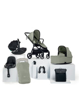 Vardo Pushchair Bundle with Maxi-Cosi Pebble 360 Pro² Car Seat (8 Pieces) - Sage