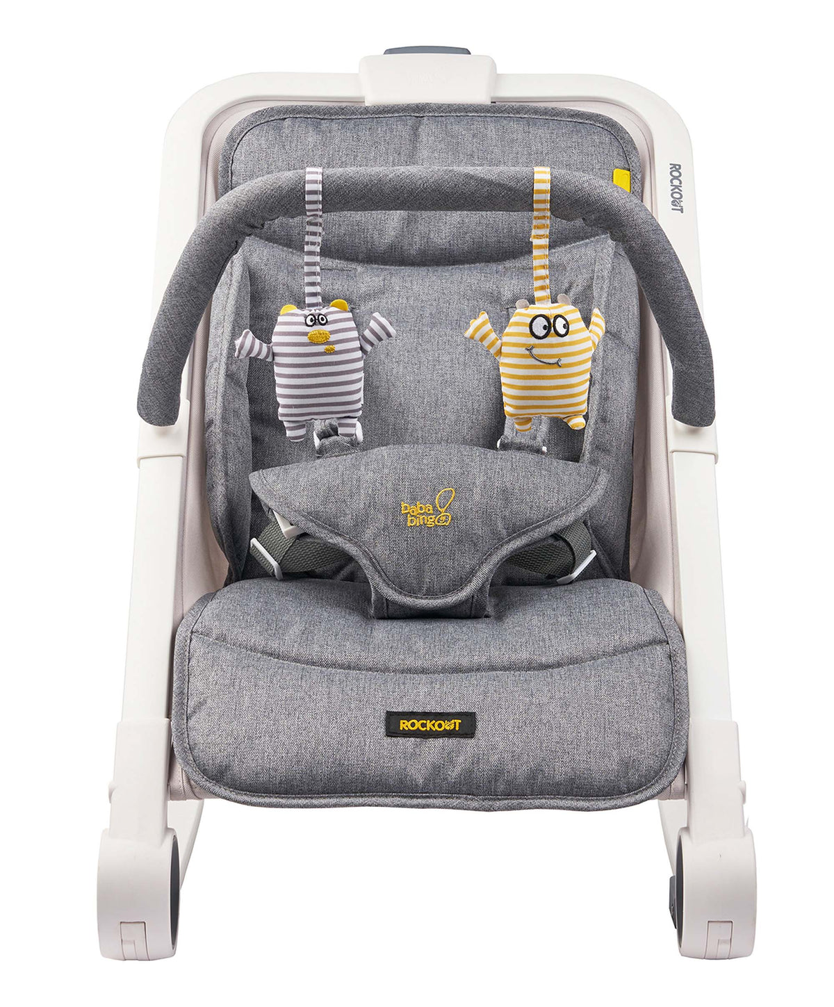 Bababing Rockout Baby Rocker Grey Marl Mamas Papas IE