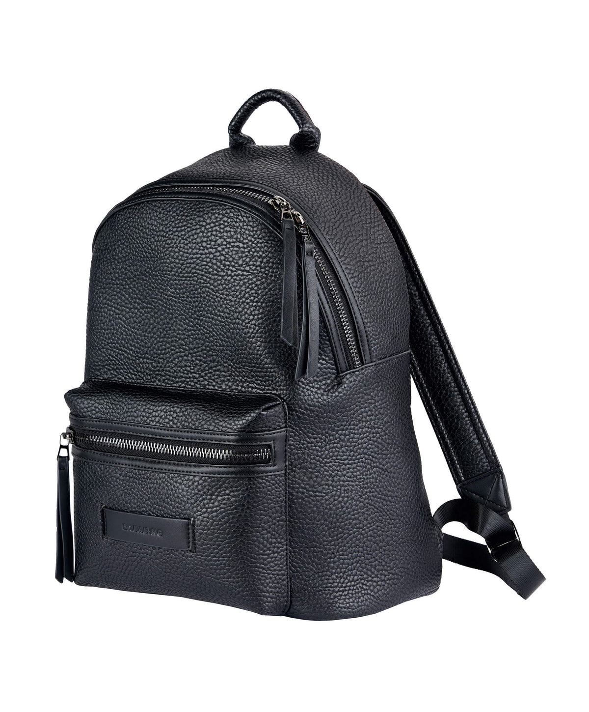 Bababing Luca Vegan Leather Changing Backpack Black Mamas Papas IE