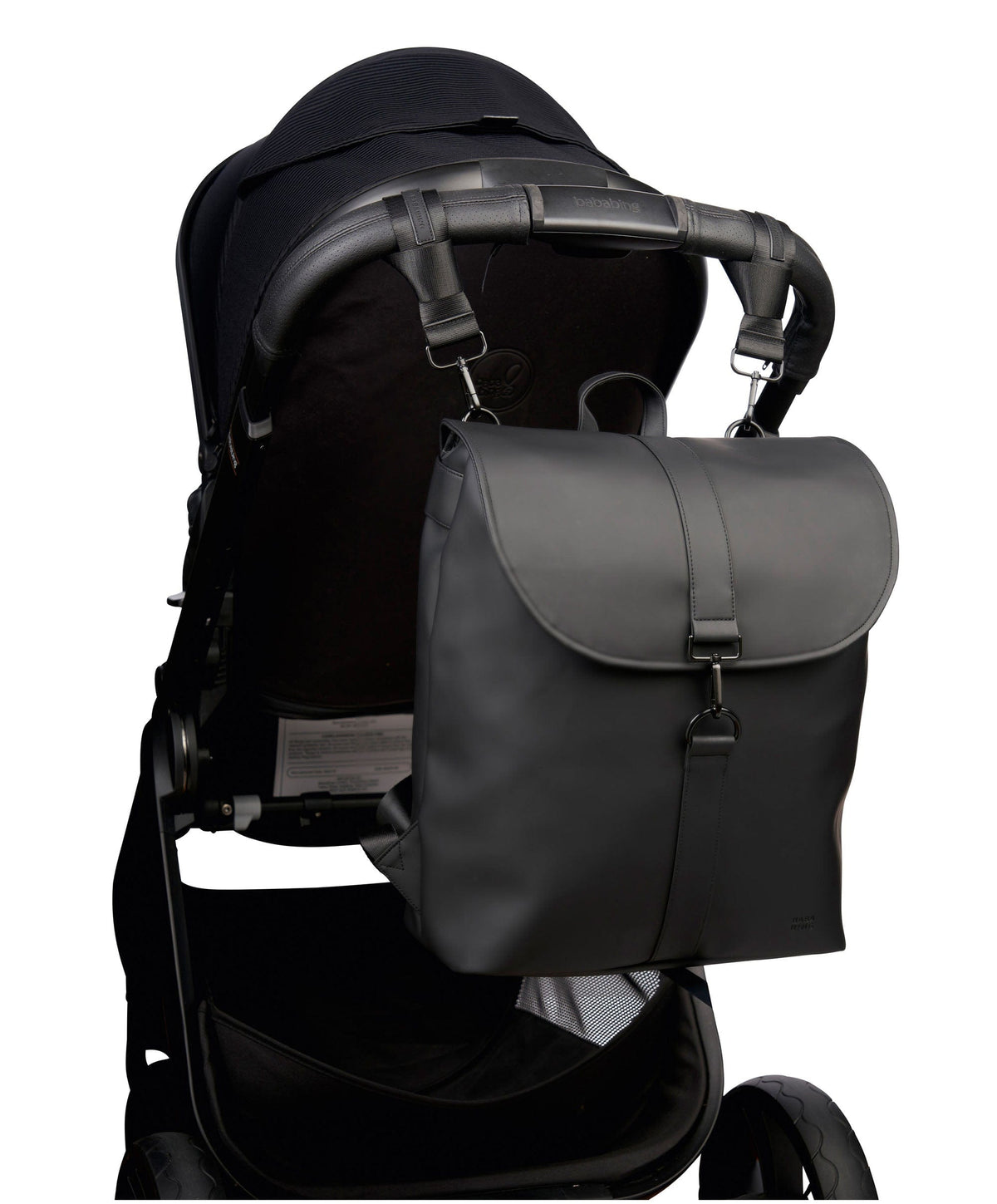 Bababing Sorm Changing Backpack Black Mamas Papas IE