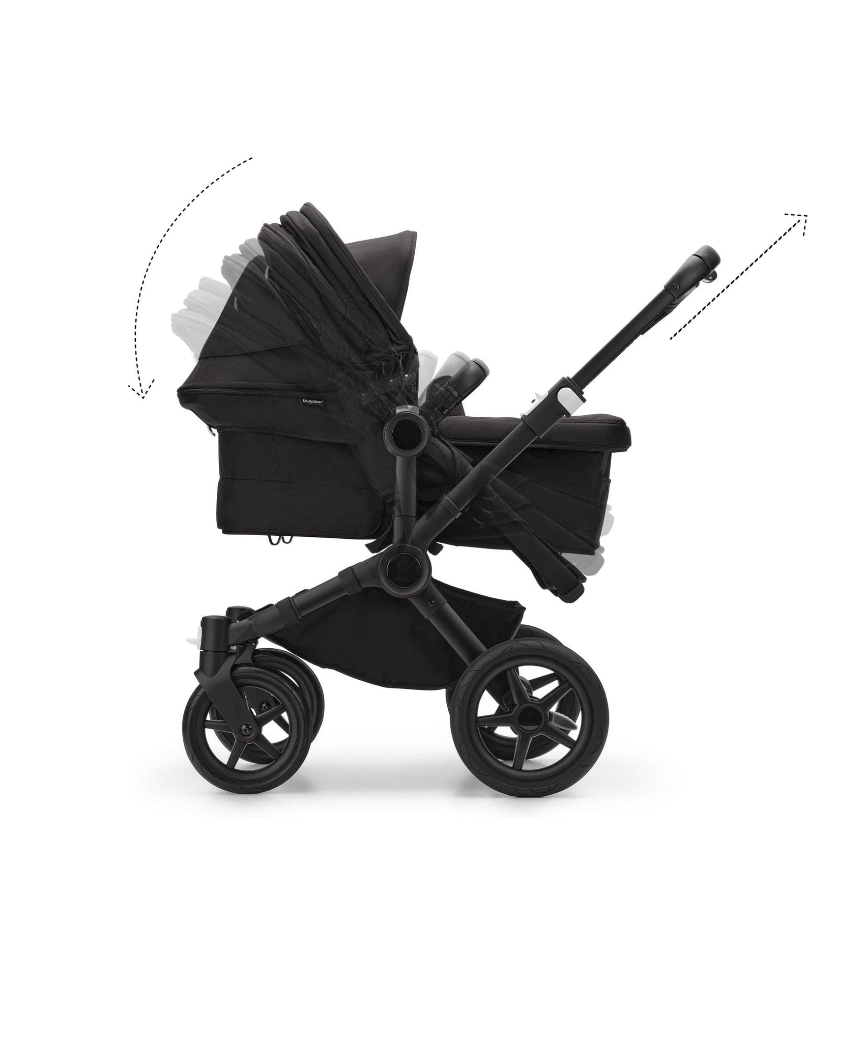 Bugaboo Donkey 5 Double Carrycot Seat Pushchair Midnight Black Mamas Papas IE