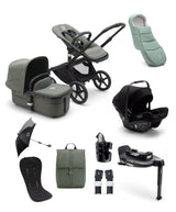 Bugaboo Pushchairs Bugaboo Fox5 Ultimate Travel System Bundle In Forest Green
