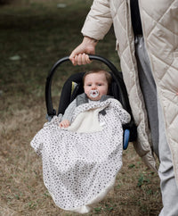Cheeky Chompers Baby Travel Blanket Leopard Spots Mamas Papas IE