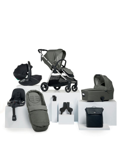 Flip XT³ Pushchair Bundle with Maxi-Cosi Pebble 360 Pro² & Base (8 Piece) – Harbour Grey