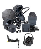 iCandy Pushchairs iCandy Peach 7 Complete Pushchair Bundle with Maxi-Cosi Pebble 360 Car Seat & Base - Dark Grey
