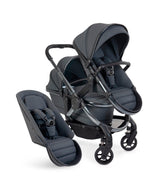 iCandy Pushchairs iCandy Peach 7 Double Pushchair Bundle - Dark Grey