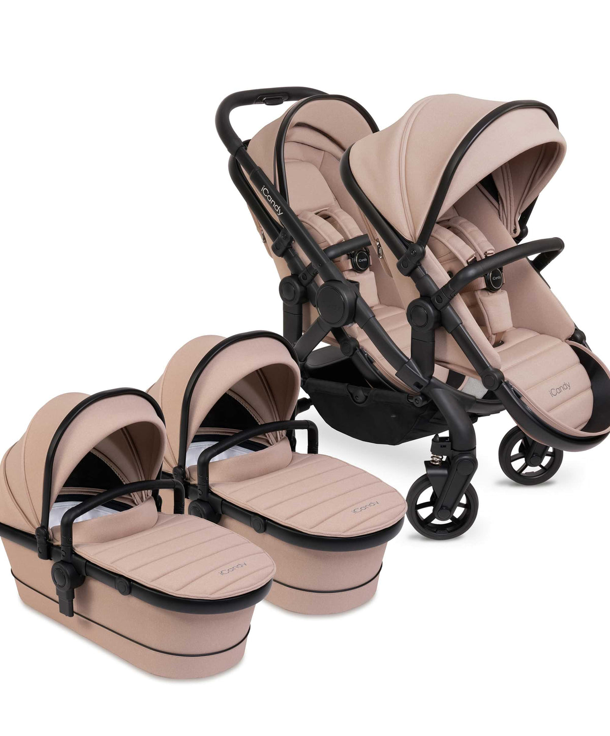 Twin baby outlet pushchair