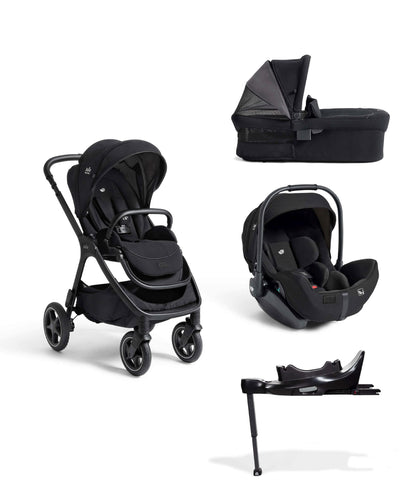 Joie Pushchairs Joie finiti™ 4in1 Signature Pushchair Bundle with Joie Signature I-Level PRO Car Seat (4 pieces) - Eclipse