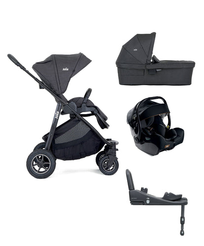 Joie Pushchairs Joie Versatrax Pushchair Bundle with Carrycot and Car Seat (4 Pieces)