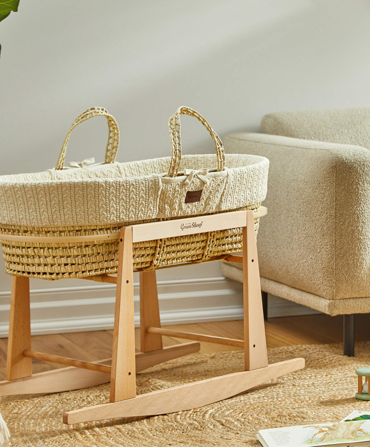 Moses basket sale linen set