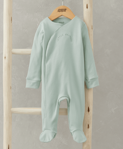 Mamas & Papas All-in-Ones & Bodysuits Little Brother All In One - Blue