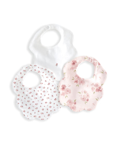 Mamas & Papas Bibs & Muslins One Size Scalloped Bibs (Set of 3)