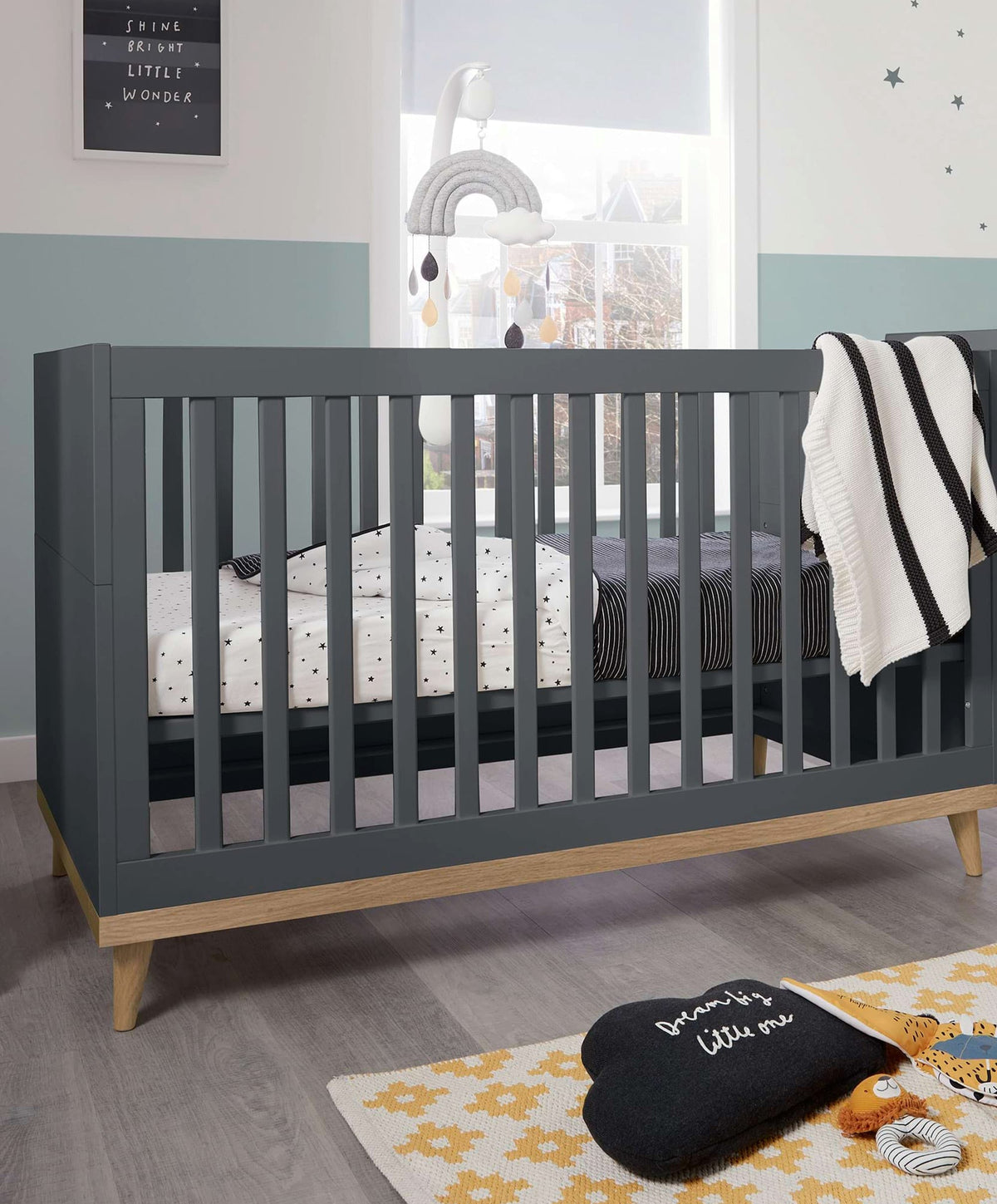 Austwick Cot Bed In Anthracite Mamas Papas IE