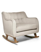 Mamas & Papas Cuddle Chairs Hilston Cuddle Chair - Stone Velvet