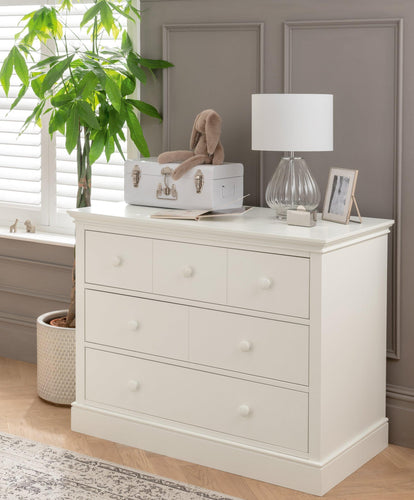Mamas & Papas Dressers & Changers Oxford 3 Drawer Dresser & Baby Changing Unit - White