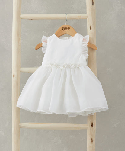 Mamas & Papas Dresses & Skirts Organza Flower Dress - White