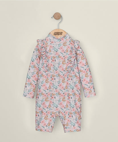 Mamas & Papas Floral Shortsleeve Rashsuit