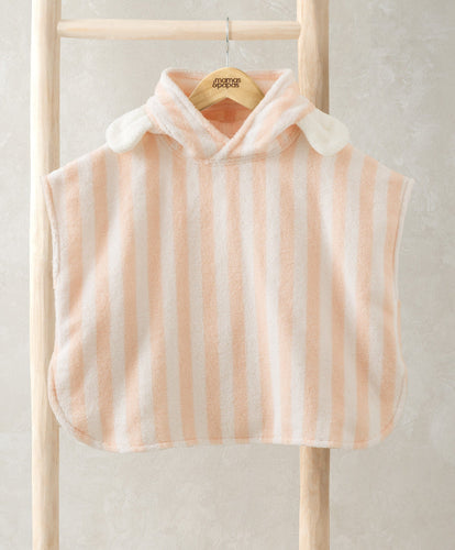 Mamas & Papas Hooded Towels Striped Sleeveless Hood Poncho