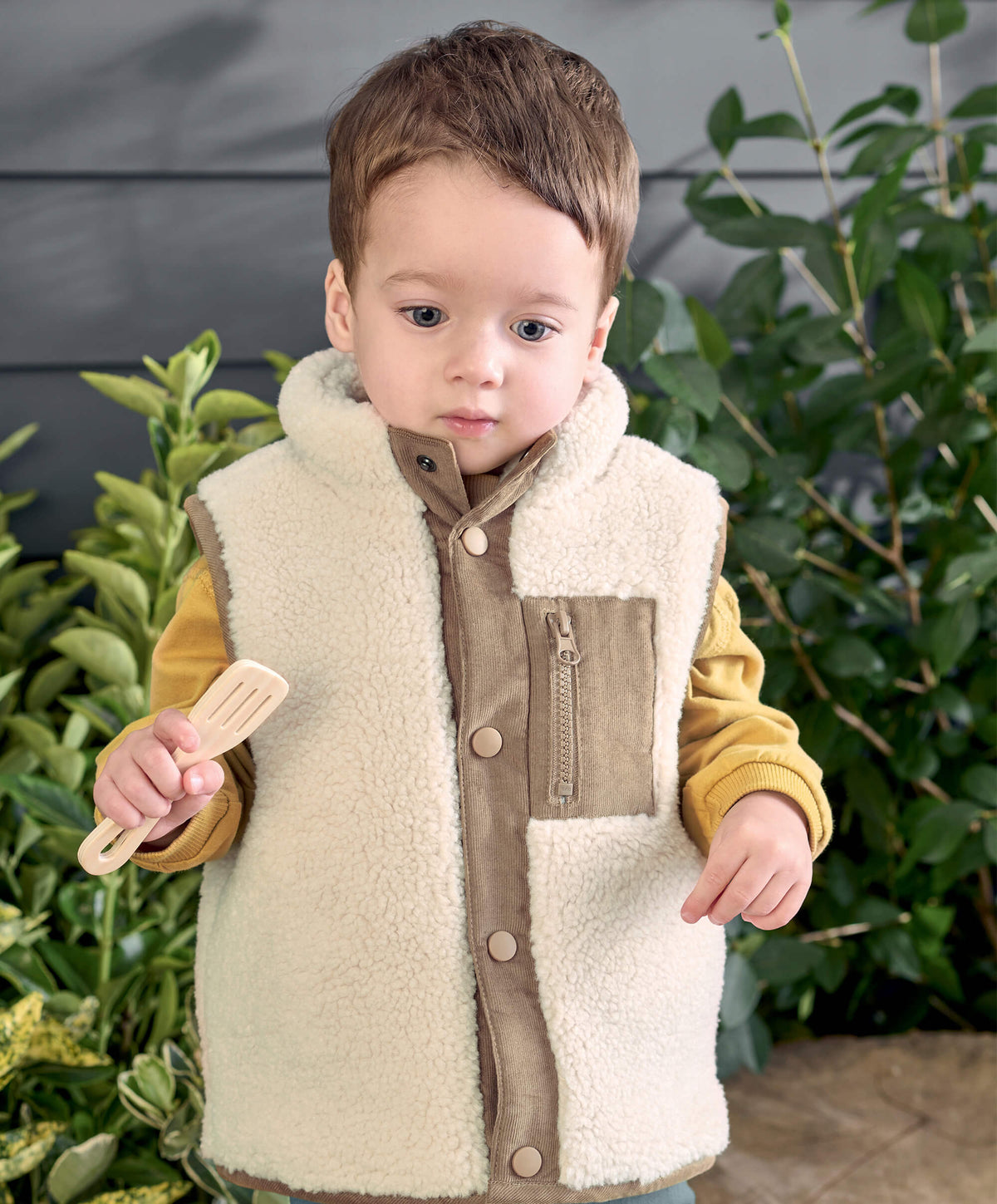 Borg Gilet Cream