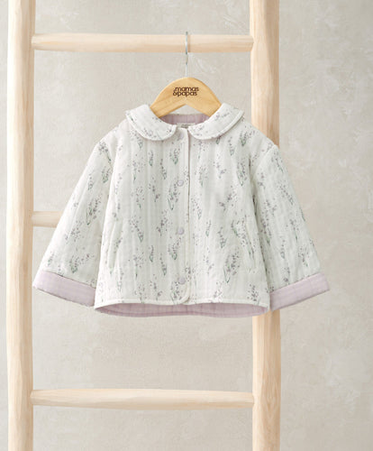 Mamas & Papas Jackets & Coats Lavender Print Quilted Jacket