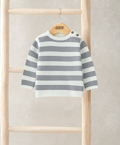 Mamas & Papas Jumpers & Knitwear Stripe Knit Jumper