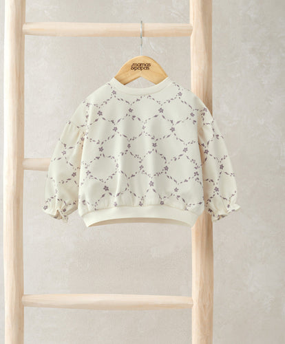 Mamas & Papas Jumpers & Knitwear Trellis Print Sweatshirt