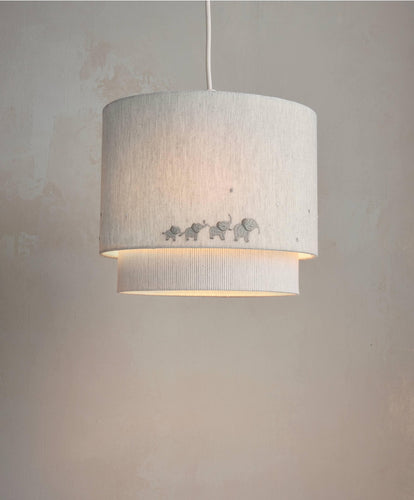 Mamas & Papas Lighting Lampshade - Welcome to the World Elephant