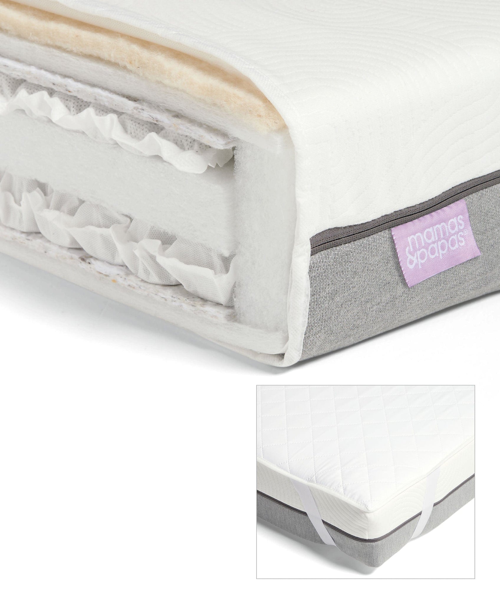 Luxury Single Bed Mattress Protector Bundle Mamas Papas IE