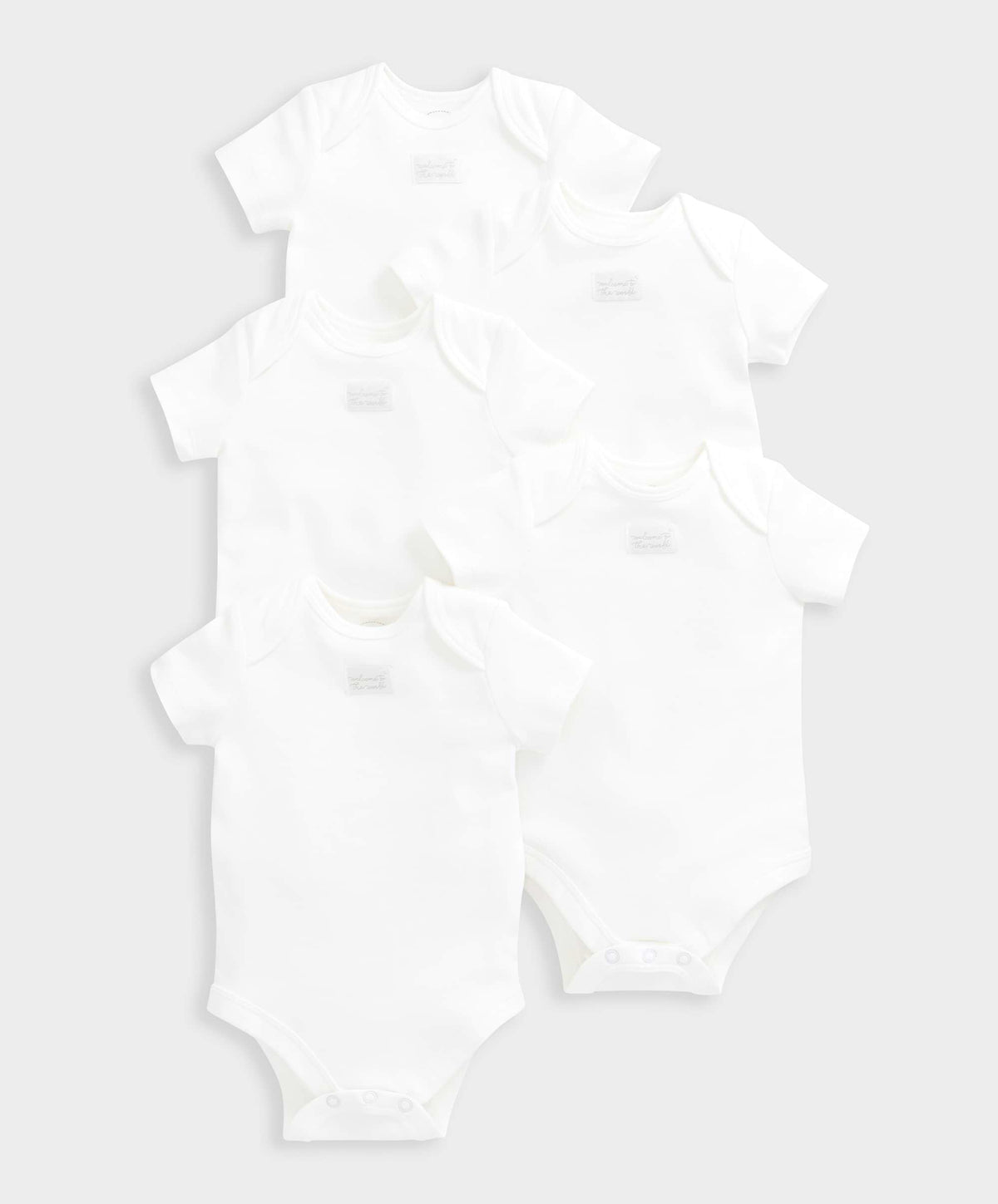 Organic Cotton Ribbed Bodysuit - Oatmeal